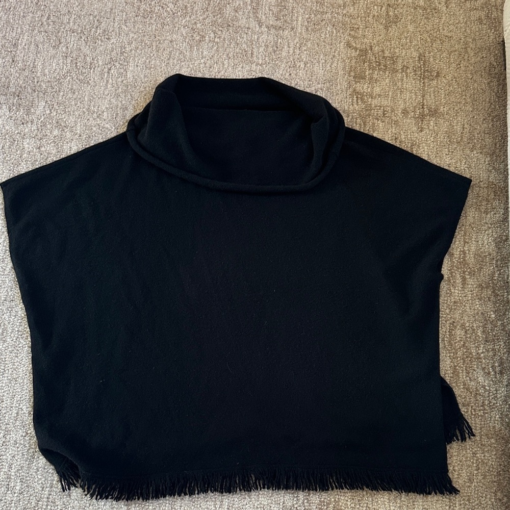 Neiman Marcus Classic Black Turtleneck Sweater